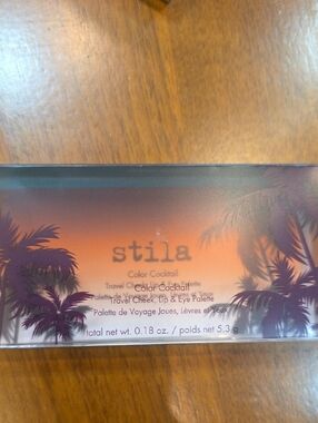 Stila Color Cocktail Travel Palette — Orange & Purple Gradient